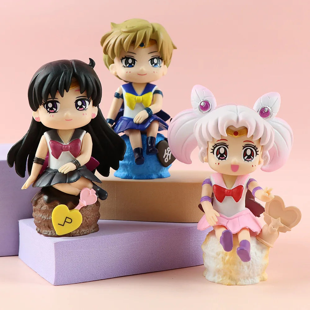 Sailor Moon 6pc Action Figure Set