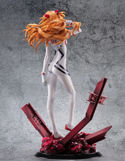 Neon Genesis Evangelion 9.8" Anime Kawaii Asuka & Makinami Figures