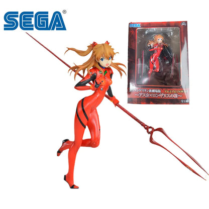 Neon Genesis Evangelion Asuka 8.6"  Figure SEGA original