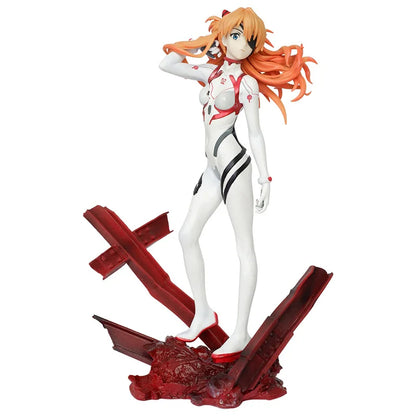 Neon Genesis Evangelion 9.8" Anime Kawaii Asuka & Makinami Figures