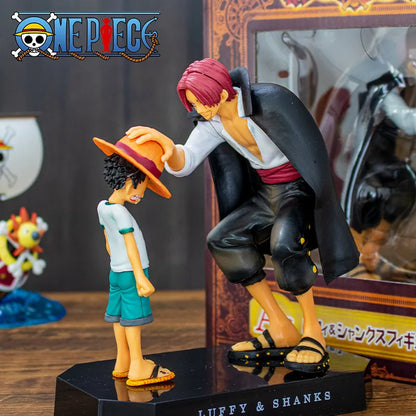 One Piece Luffy and Shanks 8" Multi-Figure Set