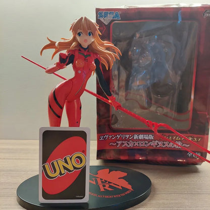 Neon Genesis Evangelion Asuka 8.6"  Figure SEGA original