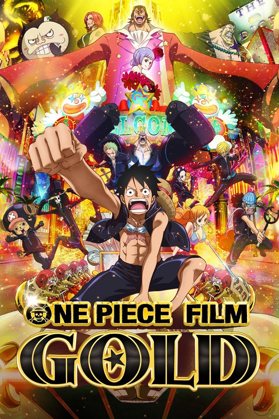 One Piece Film Gold Straw Hat Crew